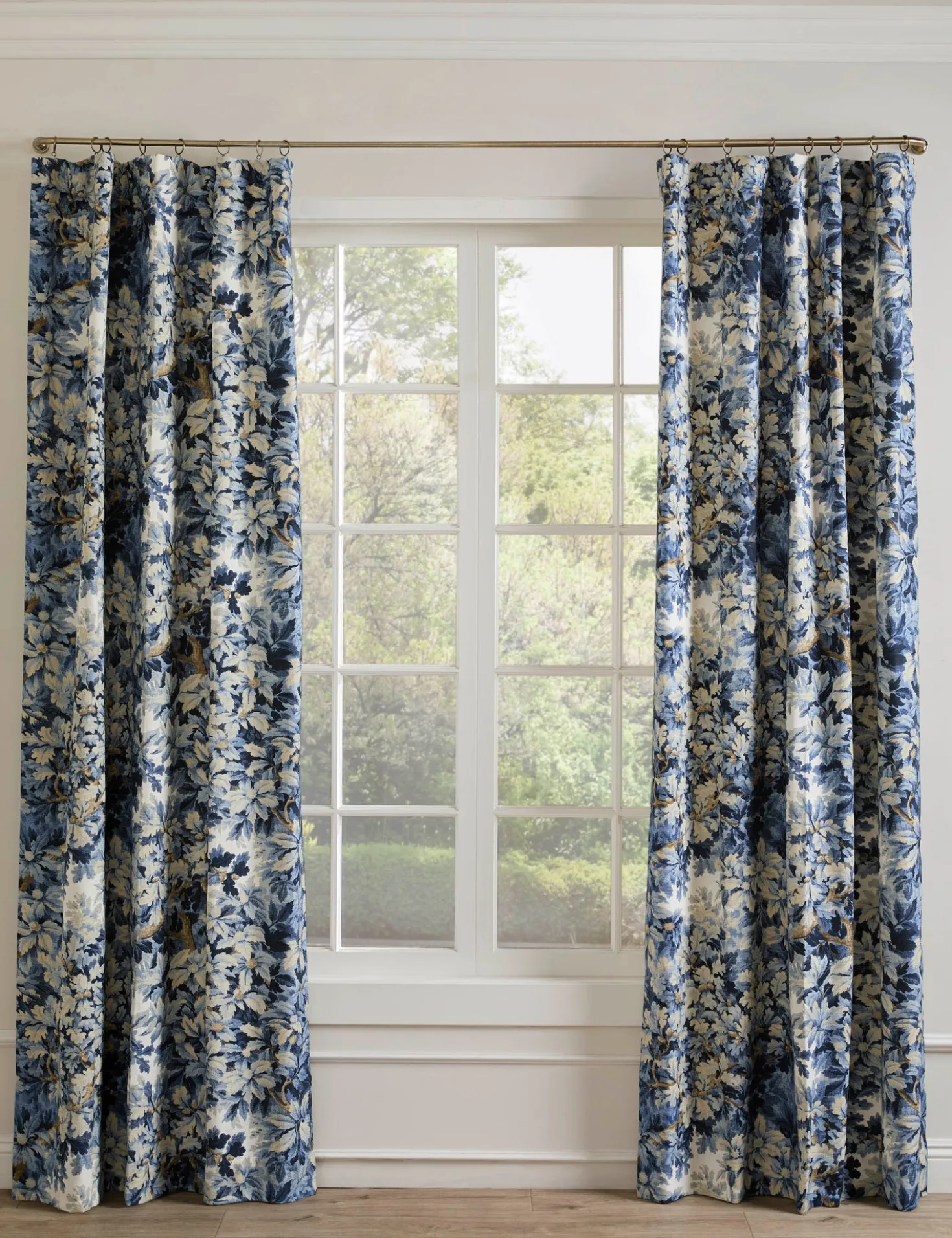 Bois de Chene Curtain Panel by Scalamandre