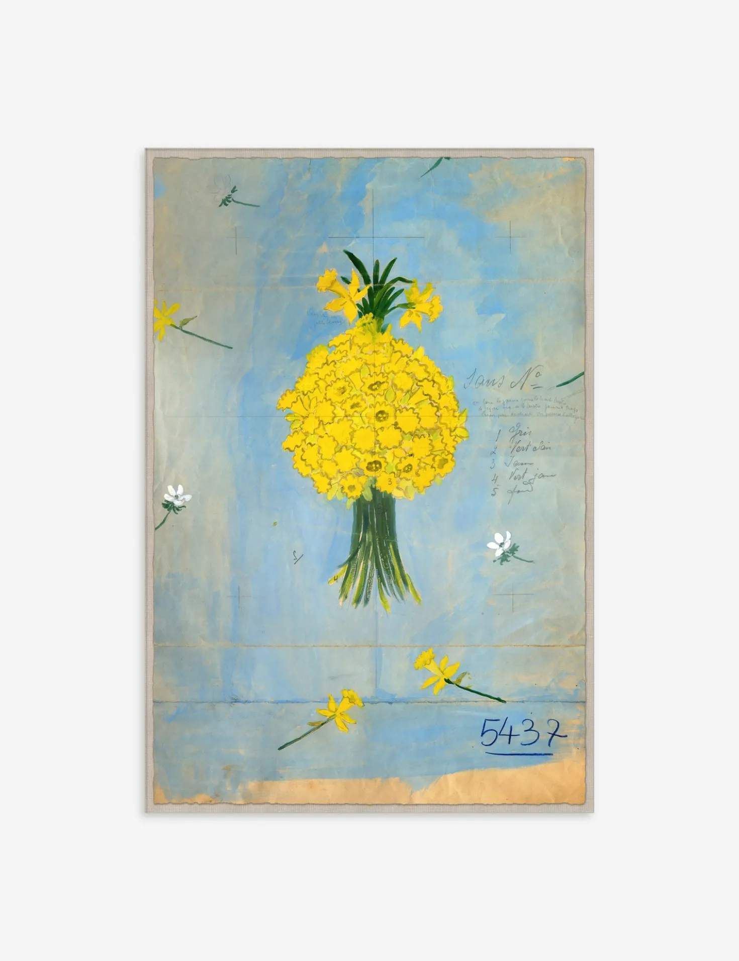 Bouquette de Jonquilles Print by Paule Marrot