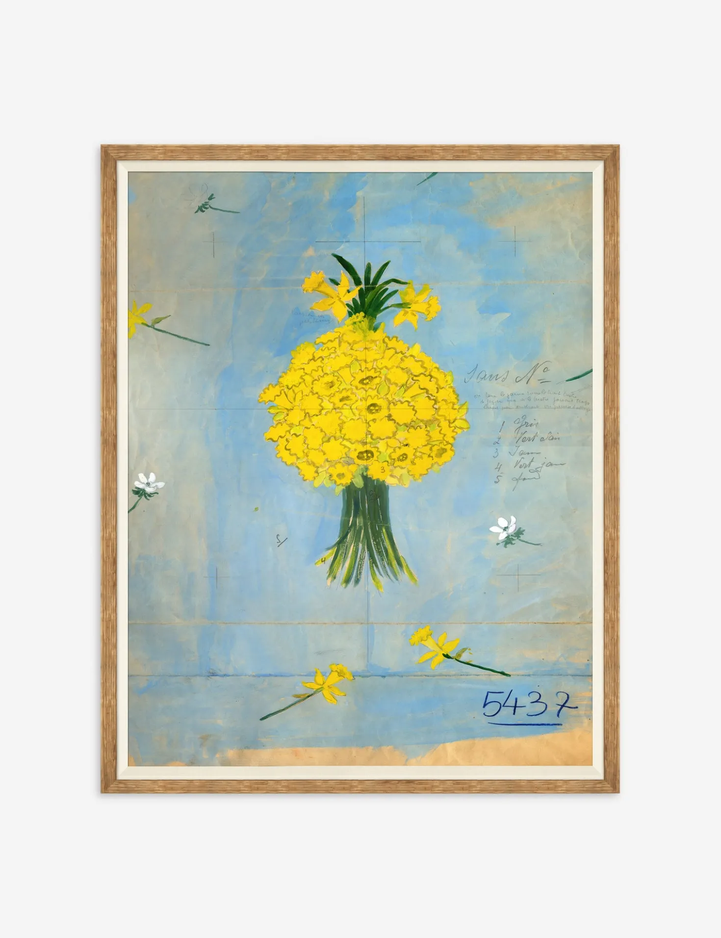Bouquette de Jonquilles Print by Paule Marrot
