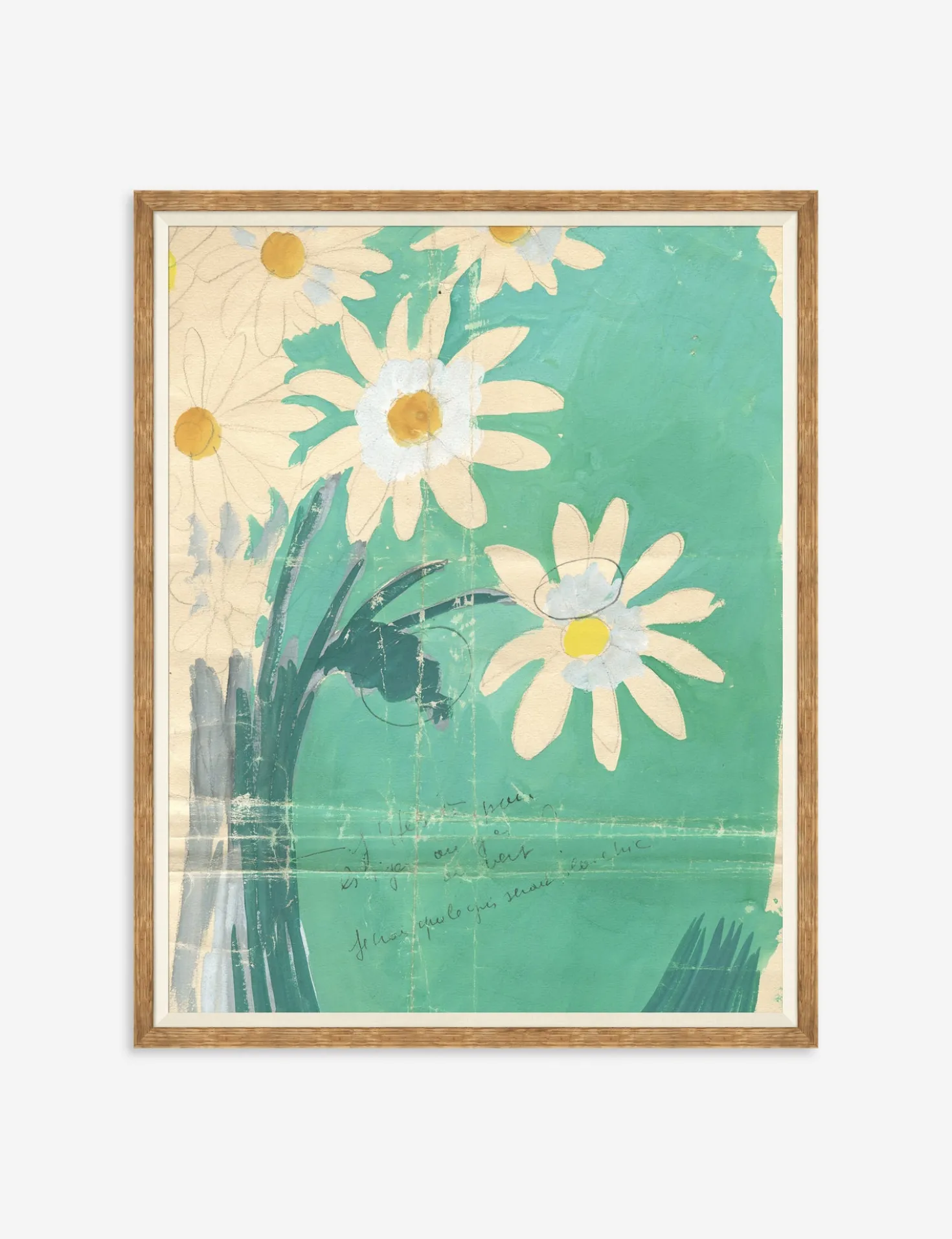 Bouquette de Marguerites Print by Paule Marrot