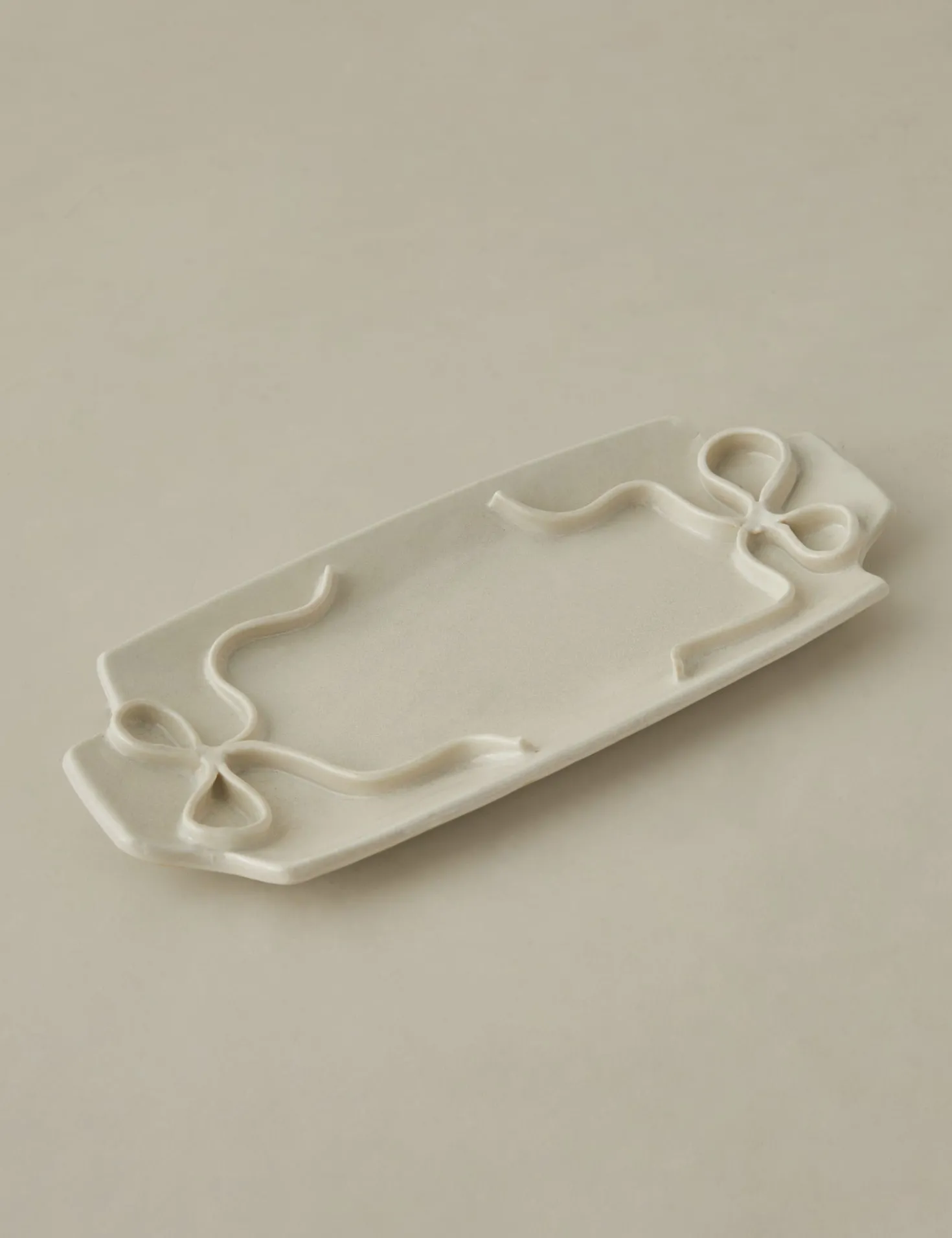Bow Serving Dish by Stephanie Dawn Matthias
