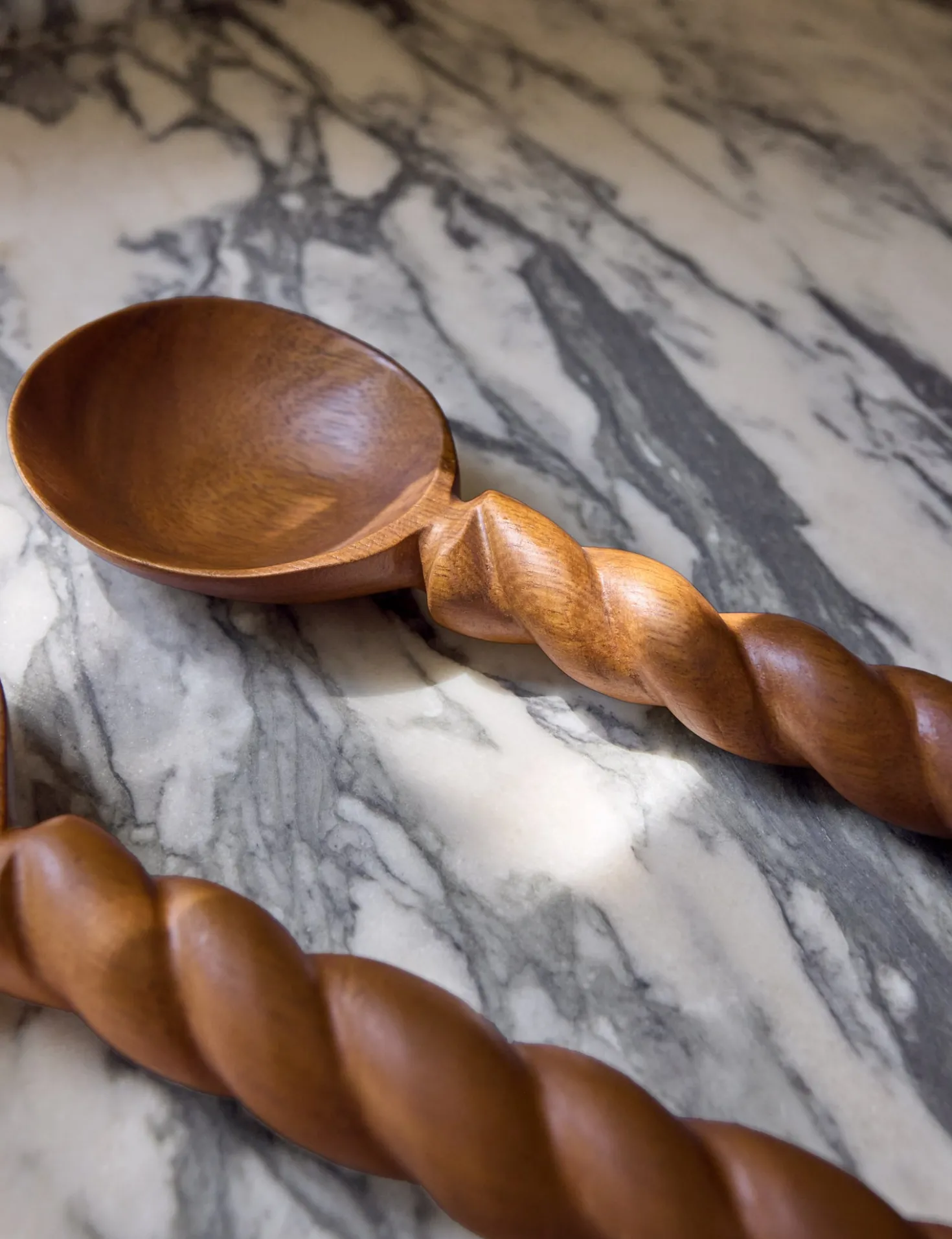 Braided Wood Salad Servers (set of 2) by Sarah Sherman Samuel