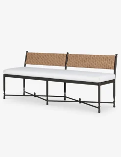 Breton Outdoor Bench by Amber Lewis x Four Hands
