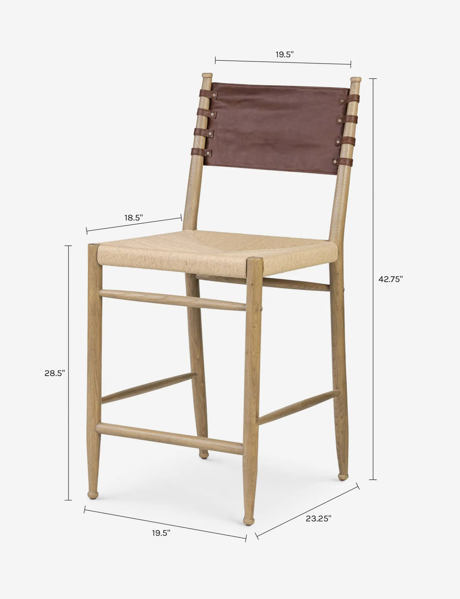 Brielle Counter Stool by Amber Lewis x Four Hands
