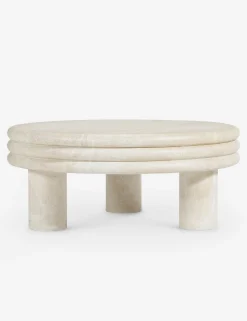Brittny Round Coffee Table by Button Atelier x Co.House Designs