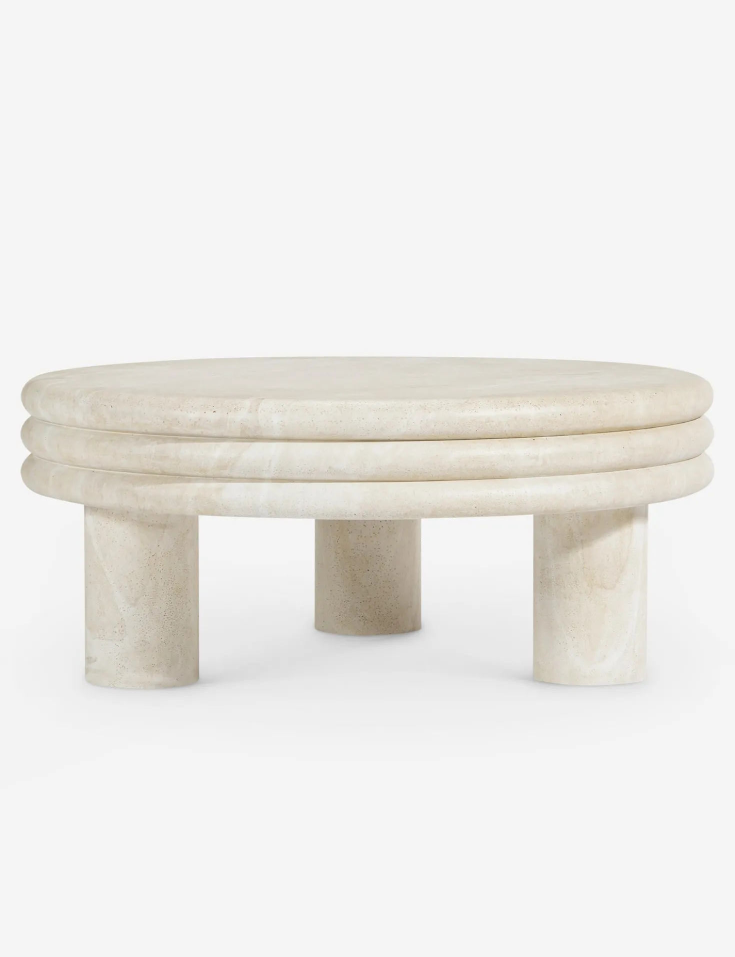 Brittny Round Coffee Table by Button Atelier x Co.House Designs
