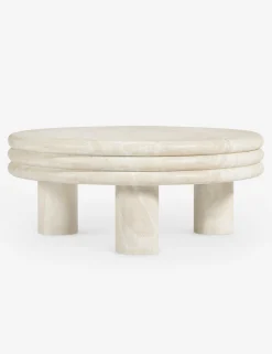 Brittny Round Coffee Table by Button Atelier x Co.House Designs