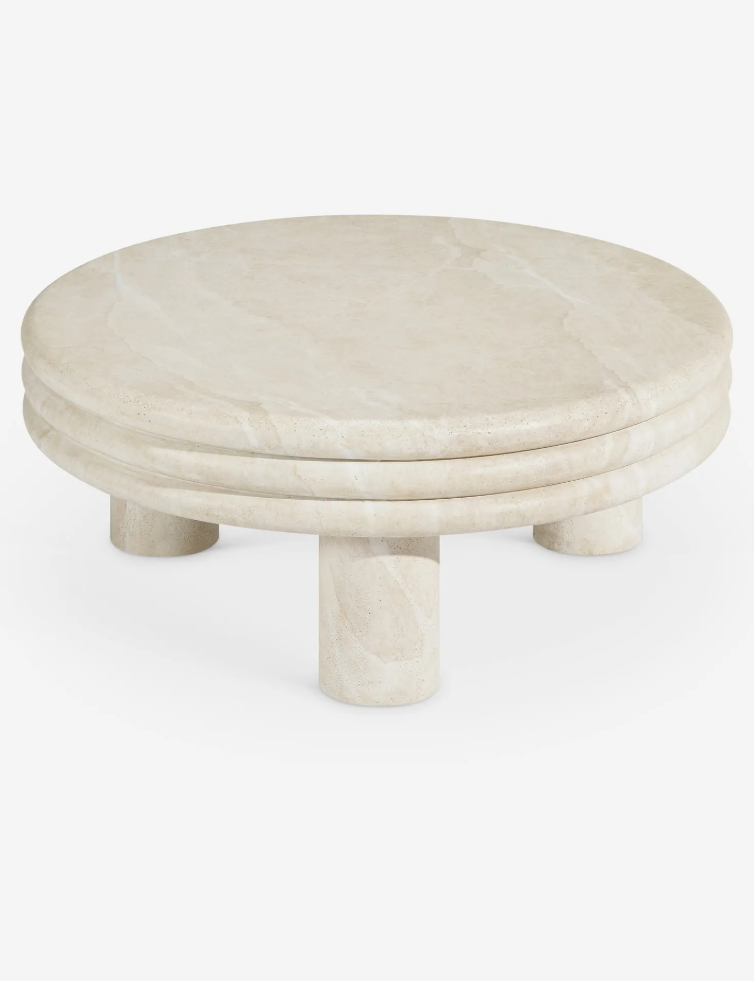 Brittny Round Coffee Table by Button Atelier x Co.House Designs