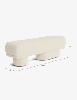 Brooks Bench by Sarah Sherman Samuel