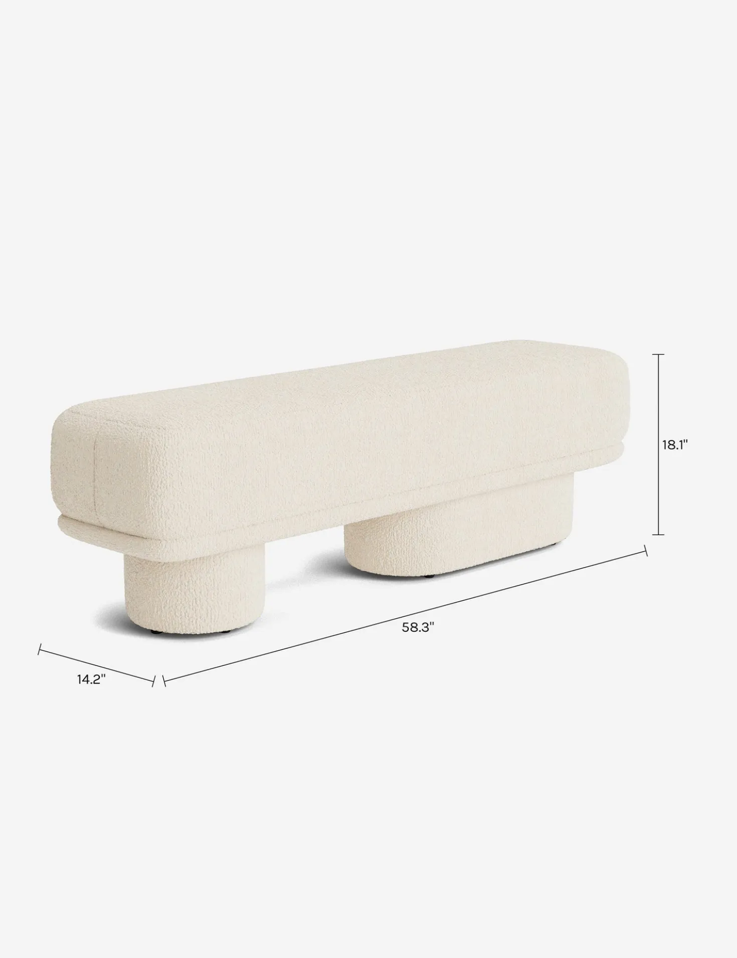 Brooks Bench by Sarah Sherman Samuel