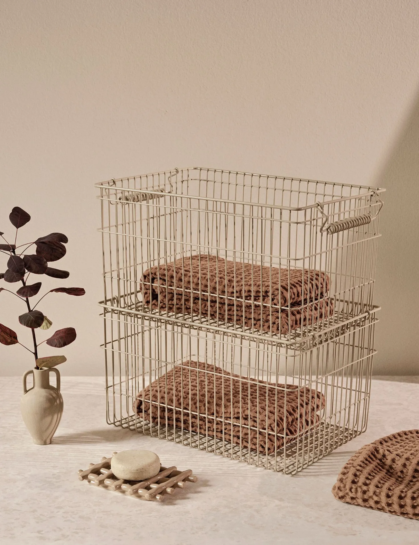 Cala Stackable Baskets (Set of 2) by Ferm Living