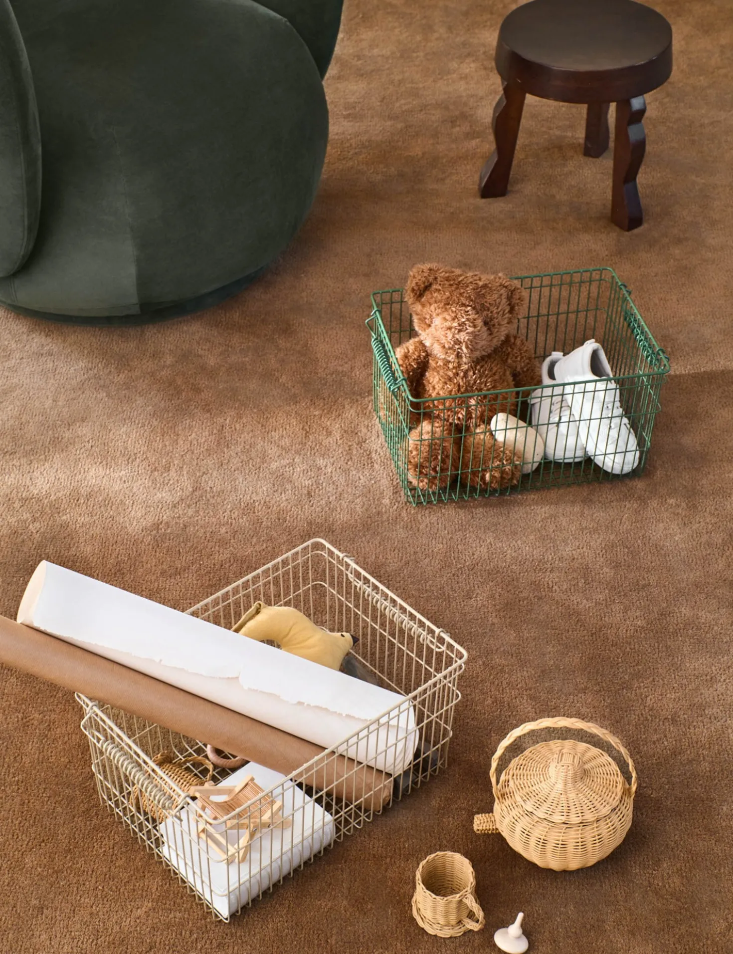 Cala Stackable Baskets (Set of 2) by Ferm Living