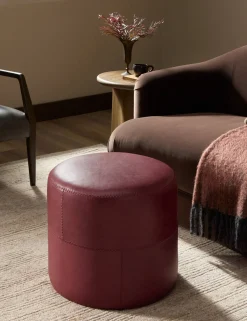 Camino Round Ottoman by Amber Lewis x Four Hands