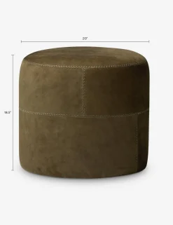 Camino Round Ottoman by Amber Lewis x Four Hands