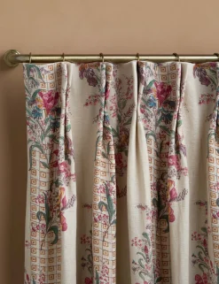 Campden Pleated Linen Curtain Panel by Heidi Caillier