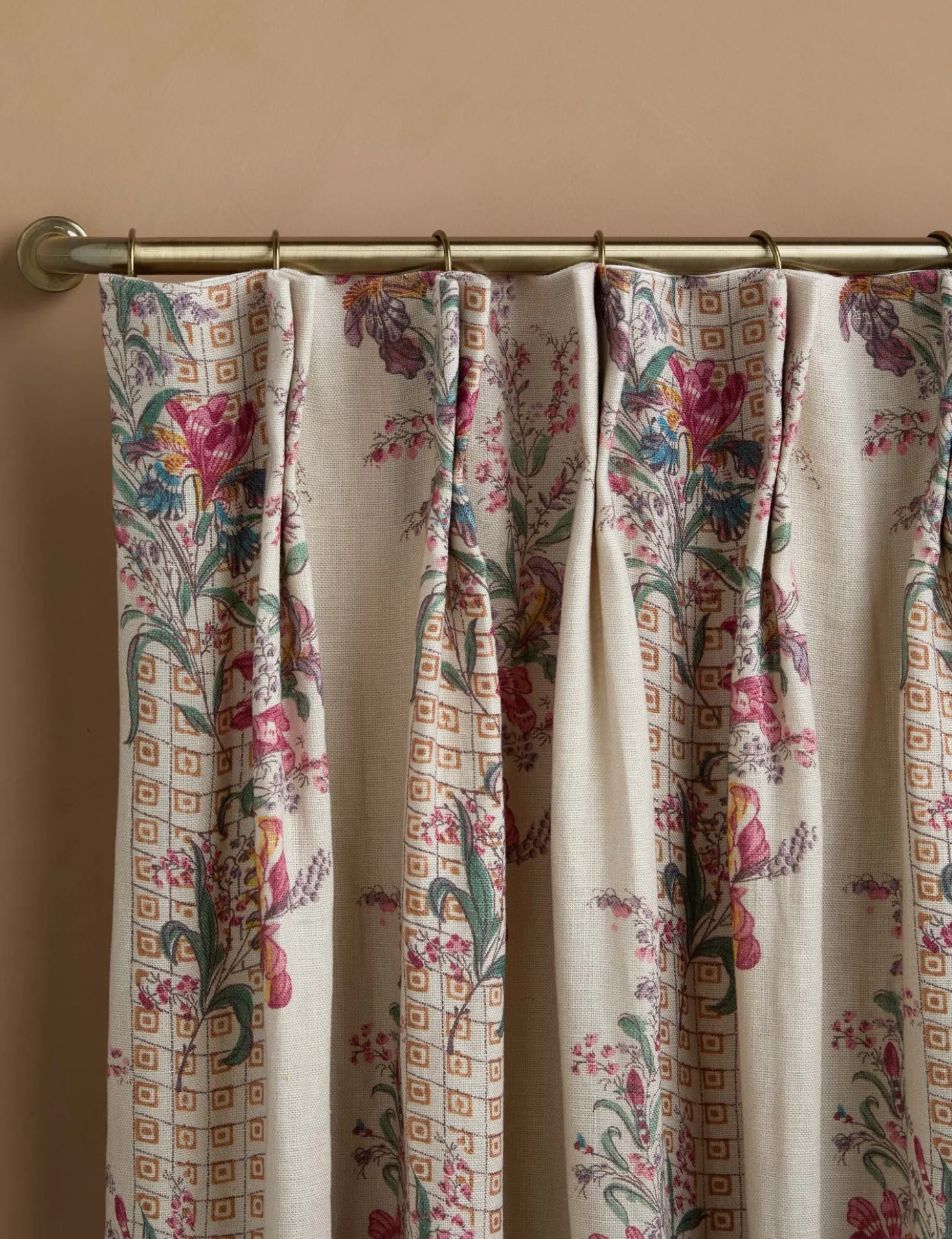 Campden Pleated Linen Curtain Panel by Heidi Caillier