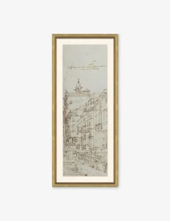 Canaletto Drawing Prints (Set of 2)