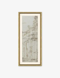 Canaletto Drawing Prints (Set of 2)