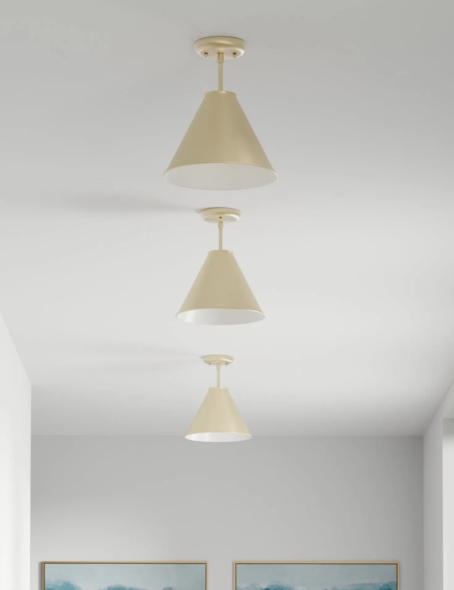 Cannon Semi-Flush Mount Light