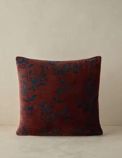 Carmine Velvet Pillow
