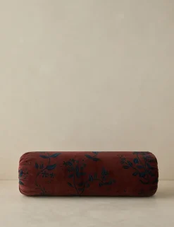 Carmine Velvet Pillow