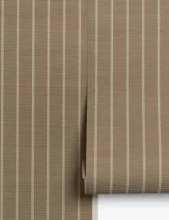 Carnegie Stripe Grasscloth Wallpaper