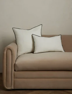Carys Contrast Linen Pillow