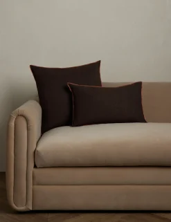 Carys Contrast Linen Pillow