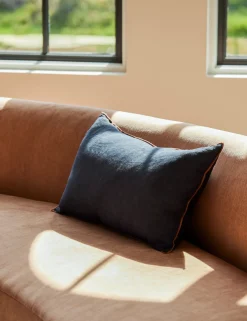 Carys Contrast Linen Pillow