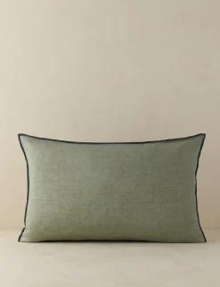 Carys Contrast Linen Pillow