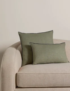 Carys Contrast Linen Pillow