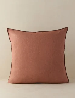 Carys Contrast Linen Pillow