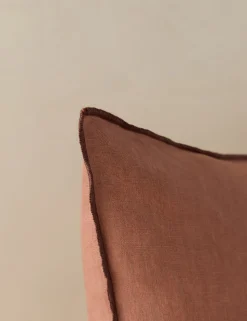 Carys Contrast Linen Pillow