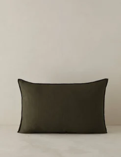 Carys Contrast Linen Pillow