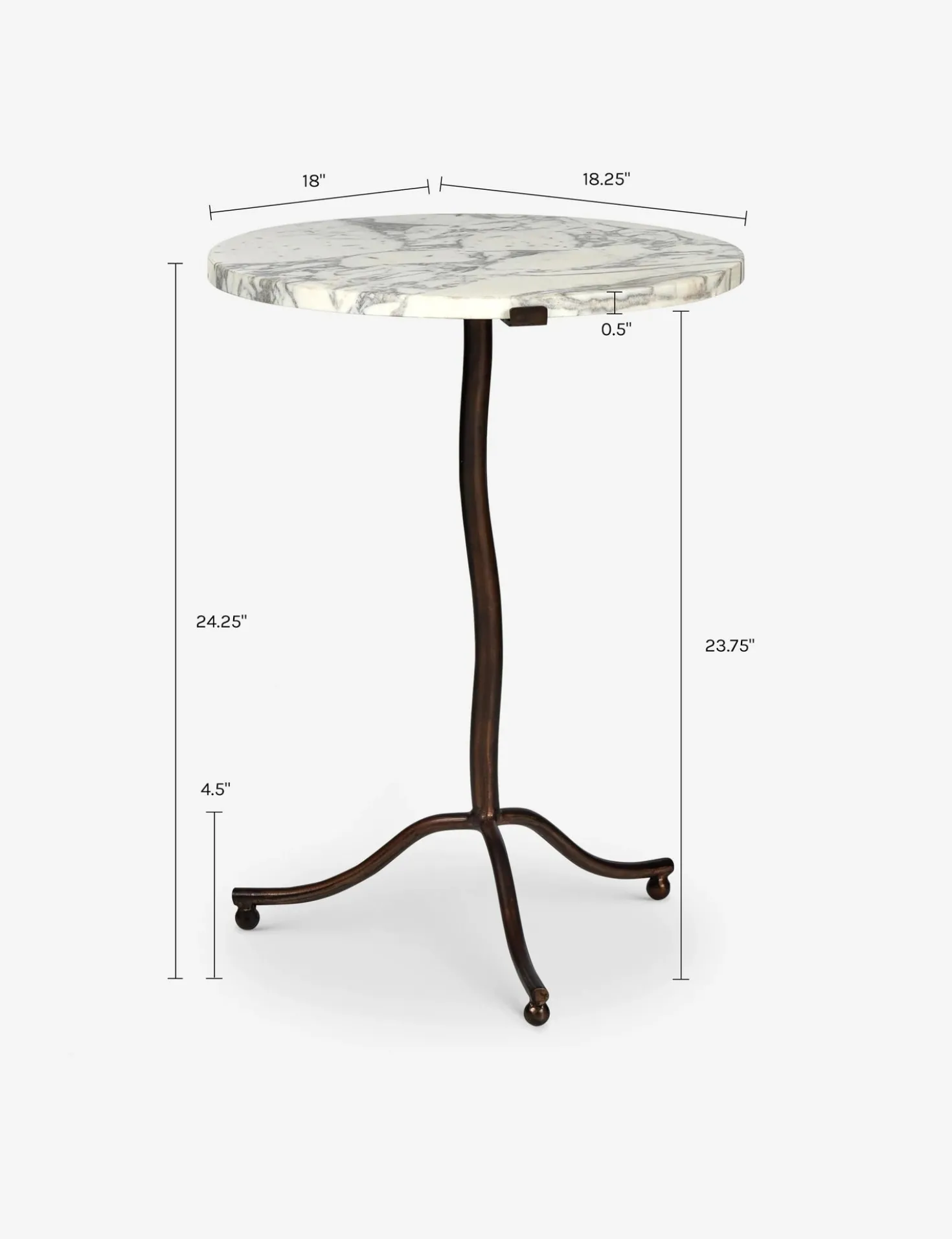 Cerrito Round Side Table