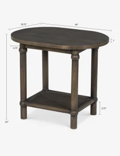 Charnes Side Table by Amber Lewis x Four Hands