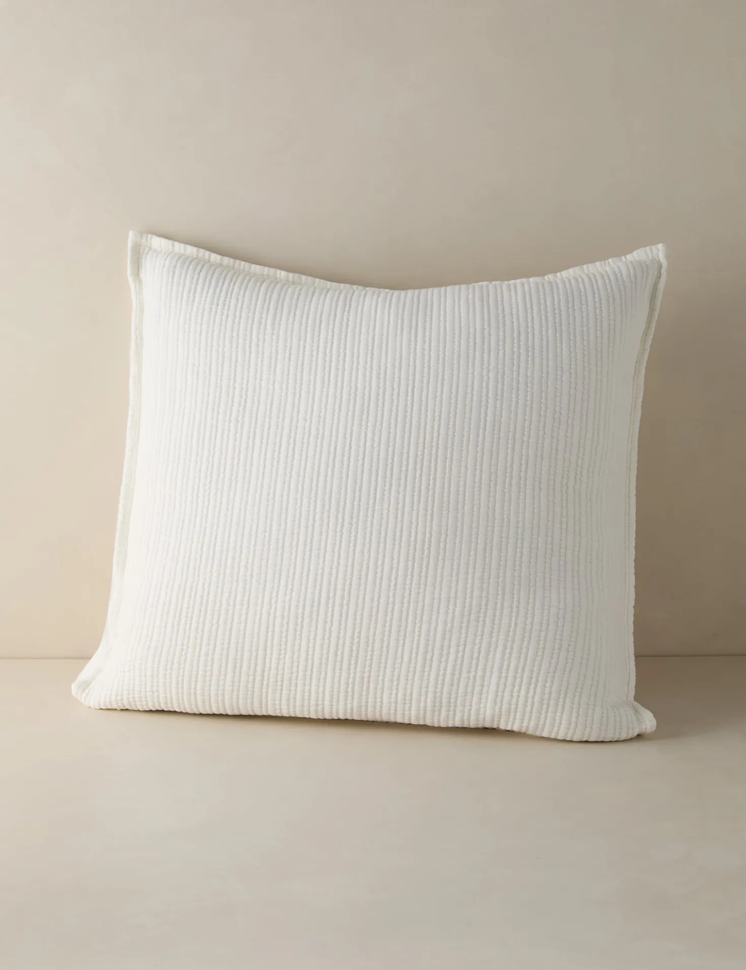 Chatham Cotton Matelasse Euro Sham by Pom Pom at Home