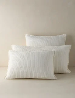 Chatham Cotton Matelasse Euro Sham by Pom Pom at Home