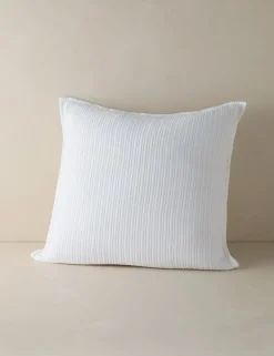 Chatham Cotton Matelasse Euro Sham by Pom Pom at Home
