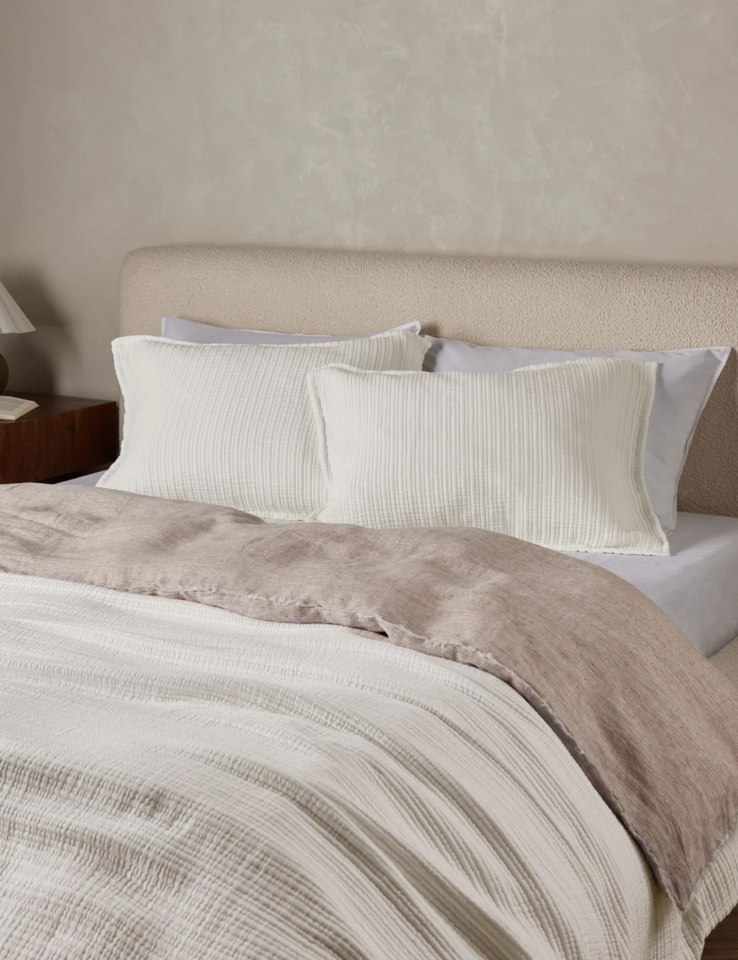 Chatham Cotton Matelasse Sham by Pom Pom at Home