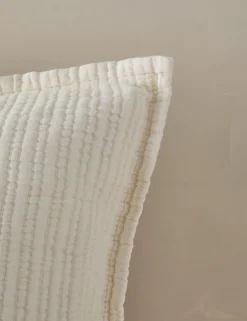 Chatham Cotton Matelasse Sham by Pom Pom at Home