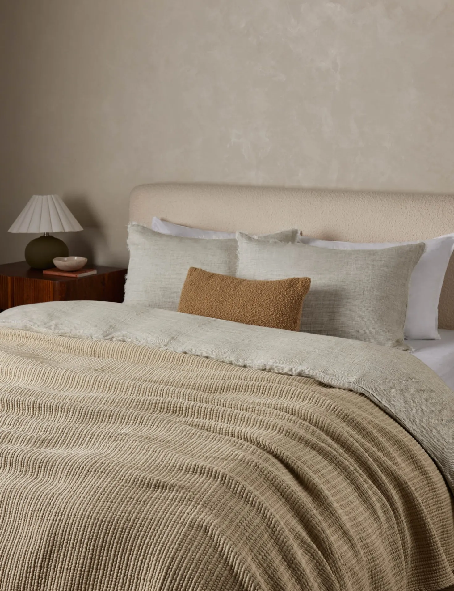 Chatham Cotton Matelasse Coverlet by Pom Pom at Home