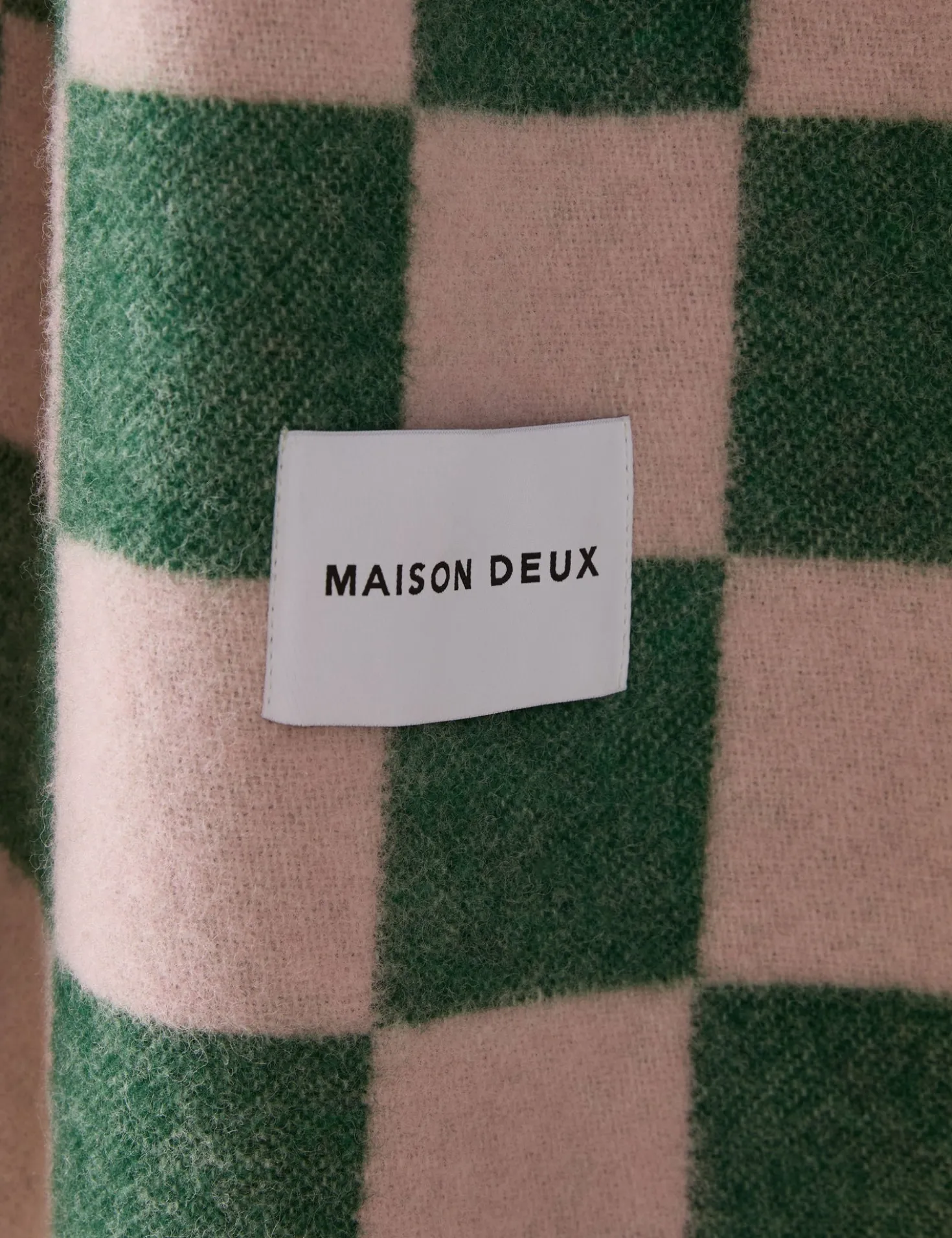 Checkerboard Throw by Maison Deux