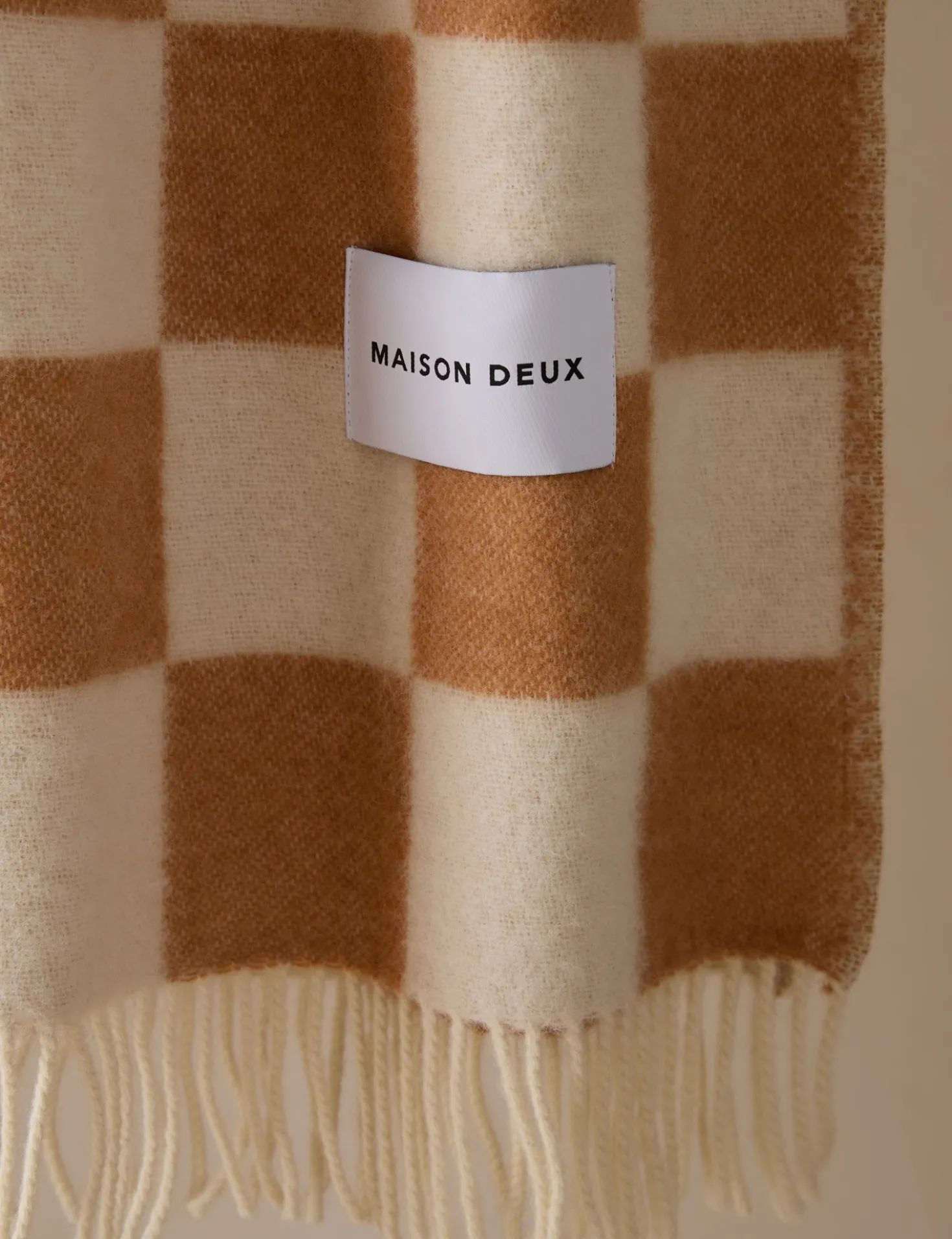 Checkerboard Throw by Maison Deux