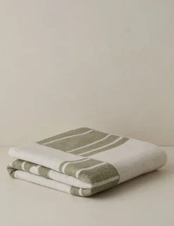 Checkered Reversible Wool Throw by Sarah Sherman Samuel