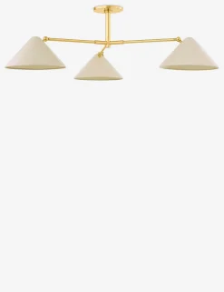 Citrine Semi-Flush Mount Light