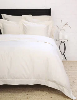 Classico Hemstitch Cotton Sateen Sham by Pom Pom at Home