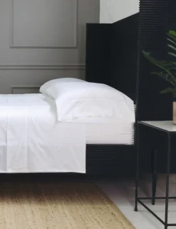 Classico Hemstitch Cotton Sateen Sheet Set by Pom Pom at Home