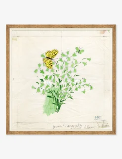 Clochettes et Papillon I Print by Paule Marrot