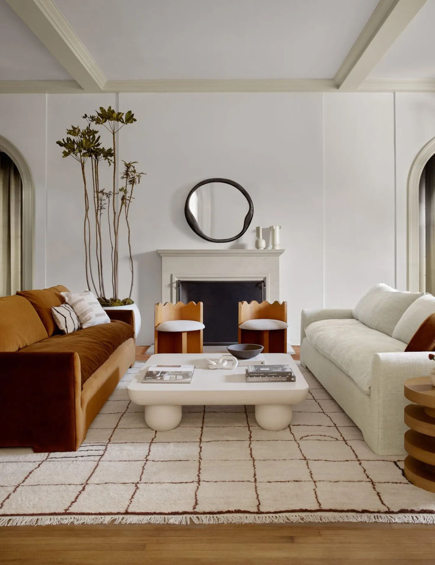 Clouded Square Coffee Table by Sarah Sherman Samuel